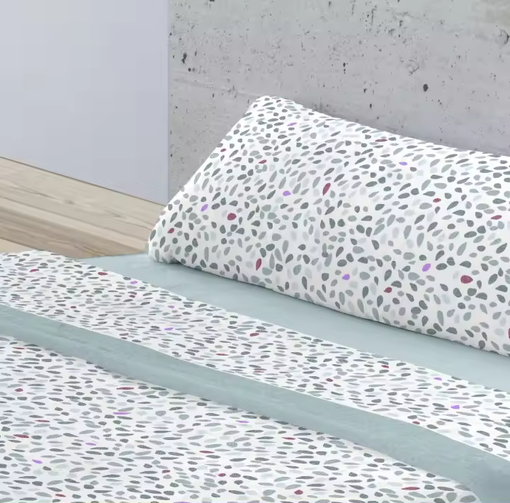 Donegal Collections - Juego De Sábanas Colección Estampado Tres Piezas 50% Algodón y 50% Poliéster - Disponible para Cama De 90cm, 105cm, 135cm y 150cm - Sábanas de verano, primavera y entretiempo - Calidad extrasuave y ligera - 1