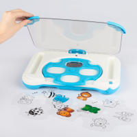 COLORBABY - Proyector para dibujar niños, 33x26x4,5 cm, rotuladores de colores, discos intercambiables, temáticas variadas, dibujo para calcar, regalo niña 3 años, juguetes interactivos, proyector dibujos para niños - details 5