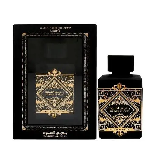 Perfume de Lujo Lattafa Oud for Glory 100ml Unisex | Perfume Árabe 100% Original | Larga Duración e Intenso | Ideal para Mujer y Hombre | Uso Diario o Regalo Especial | Mejor Regalo con Oud Premium - 1