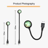 Lámpara De Proyección De Atmósfera Nocturna Mini RGB USB Para Fotografía Selfie Fiesta Decoración De Habitación Dormitorio - details 12