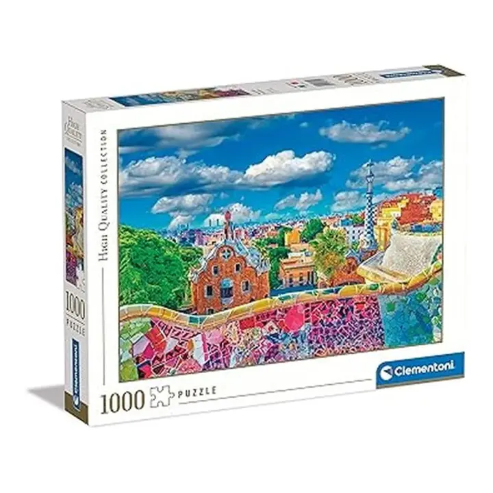 Clementoni Puzzle Adulto 1000 Piezas Barcelona Parque Güell 39744 - 1