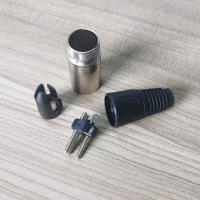 Cargador De Batería Porta 3Pin Conector In-line Jack Socket Para Scooter E-Wheelchair Piezas De Scooter Eléctrico Plástico Y Metal - details 2