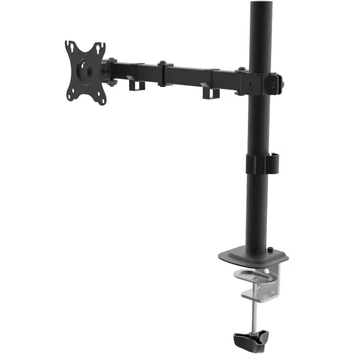 Unykach Soporte TV/MONITOR Dual de Escritorio Curvas de 10-32 Pulgadas (hasta 10 kg brazo),  Ajustable y Giratorio, VESA máx 100 x 100 mm - 1