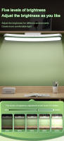 Lámpara De Mesa LED Recargable Por USB Con Luz Magnética Colgante Para Lectura Accesorio Para Escritorio Dormitorio Lámpara De Noche Contemporánea - details 4