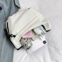 Bolso De Hombro Mini Estilo Callejero Neutro Ligero Para Llevar Artículos De Fitness Y Casual Unisex Con Cremallera Y Material De Nylon - details 2