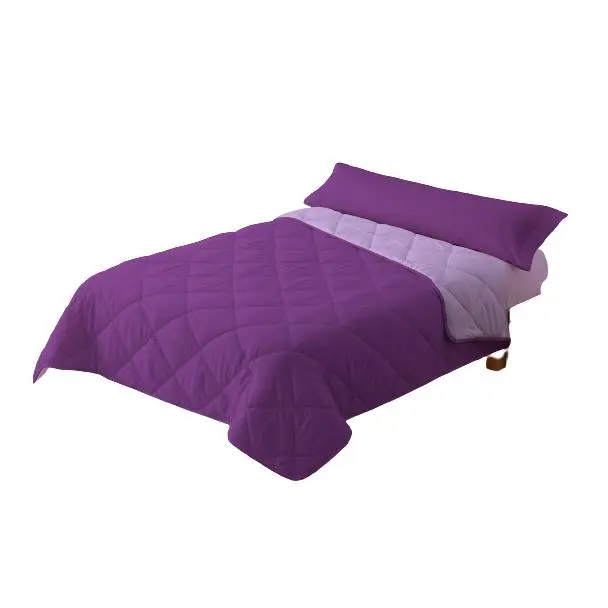 Donegal Collections - Edredón Nórdico Bicolor Reversible Morado / Lila 300 gr - Ideal para Otoño/ Invierno - 100% Fibra y Antiácaros - Microfibra Extrasuave - Primavera Verano, Alcolchado - 1