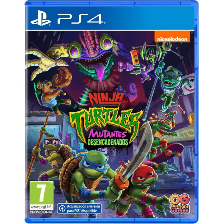 Ninja Turtles Mutantes Desencadenados PS4 Videojuego Español Precintado - 1