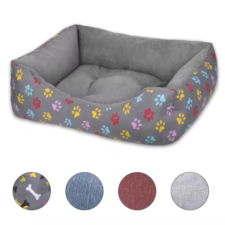YUNIK HOME- Cama para Perros, Gatos y Mascotas Sofá, Cesta, Cama Cómoda , con Relleno de Fibras Super Suave, Lavable, Resistente al Desgaste y Duradero - 1