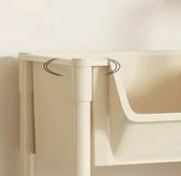 Carro De Almacenamiento Multietapa Para Cocina Y Baño Con Ruedas Organizador De Libros Móvil Para Sala De Estar Y Pasillo - details 5