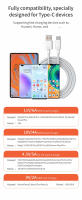 Cable De Carga Rápida Tipo C 6A 66W Para Huawei Mate 40 50 60 P50 P60 Nova 8 9 10 Honor 50 70 90 100 200 Lite X7 X8 X9 Magic 5 Compatible Con USB a Y Tipo C Color Blanco - details 12
