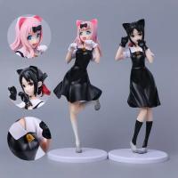 Figura De Acción Anime Kaguya-sama Love Is War Fujiwara Chika Vestido De Conejo 22CM Modelo PVC Para Regalo Unisex - details 0