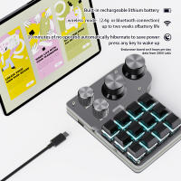 Teclado Mecánico Personalizable Bluetooth 5.0 RGB Para PS Gaming Keypad Macropad Para Tablet Teclado Numérico Sin Soporte Para Muñeca - details 4