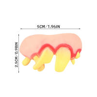 Dientes Falsos Para Perro Divertidos Disfraz De Dentadura Dental Para Decoración De Mascotas Halloween Cosplay Humanos Y Vampiros Juguetes De Interacción - details 18