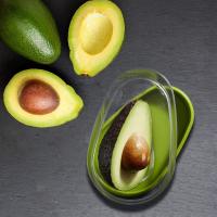 Caja De Almacenamiento De Alimentos En Forma De Aguacate 1pc Organizador De Verduras Y Frutas Ecológico Ahorra Espacio Para La Cocina - details 3
