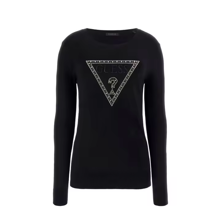 Guess Jersey Negro W5RR39 Z2NQ2-JBLK , para Mujer - 1