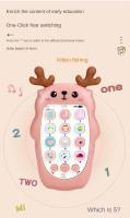 Juguete Educativo Para Bebés Teléfono Móvil Bilingüe Con Música Y Voz Juguetes Electrónicos De Aprendizaje Temprano Regalo Para Niños Tamaño 14*2.5*7.5cm - details 5
