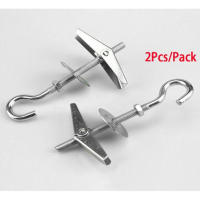 2Pcs Gancho Rotativo Para Techo Metálico Reutilizable Con Resorte Toggle Para Colgar Lámparas Colchas Y Decoración De Fiesta - details 1