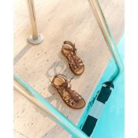 PORRONET 3126-008 Sandalias planas de Mujer 35859 25V SANDALIA ROMANA HEBILLAS MOKA - details 3