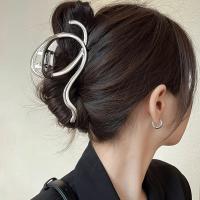 Pinza Para El Pelo Geométrica De Metal Moda Coreana Para Mujeres Y Niñas Accesorios De Pelo Clips Para Cola De Caballo Barrettes Cruzados - details 20