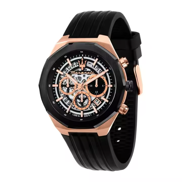 Maserati Reloj Stile 45 Mm Marrón Hombre - 1