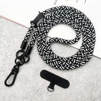 Correa Cruzada Universal De 120CM Para Teléfono Móvil Y Deportes De Escalada En Nylon Colorido Cadena Sola De Cordón Unisex - details 5