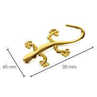 Autostyling Adhesivo 3D De Gecko Metálico Para Audi A1 A3 S3 8P 8V A4 B7 B8 A5 A6 C6 C7 Q2 Q3 Q5 RS Sline Quattro Sportback - details 0