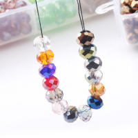 Cajas De 1050 Piezas De Contas De Cristal AB Facetado 6mm En 21 Colores Para DIY Joyería De Collar Y Aretes Forma Redonda - details 2