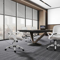 Vinsetto Silla de Oficina Silla de Escritorio de Malla Transpirable Basculante con Altura Ajustable Asiento Giratorio 360° y Soporte Lumbar 61x61x89-99 cm Gris - details 3