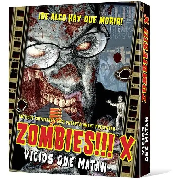 JUEGO DE MESA ZOMBIES!!! X: VICIOS QUE MATAN- Edge Entertainment - 1