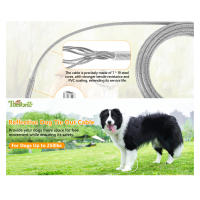 Cable De Atadura Para Perros 4.6m/9m/15m Línea De Paseo Para Jardín Con Clip De Alta Calidad Para Perros Menores De 250 Lbs - details 3
