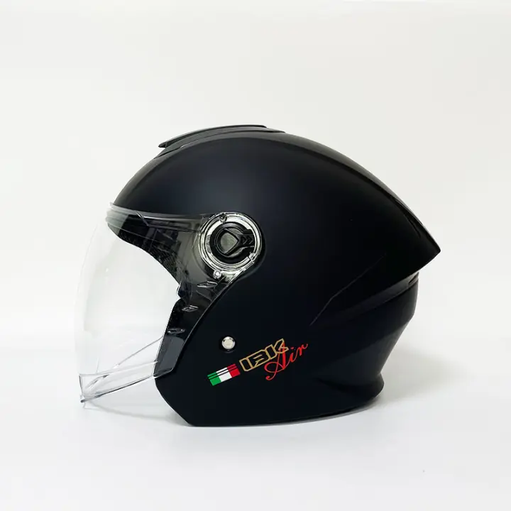 Casco De Motocicleta Eléctrica Universal Para Tres Cuartos Uso En Todas Las Estaciones Para Hombres Y Mujeres Estilo Mitad De Cabeza Material ABS Peso 900g - 1