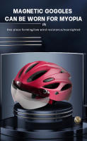 Casco De Bicicleta X-TIGER Para Adultos Con Luz Trasera LED Modo Doble Gafas Ajuste 58-62cm Ligero Y Transpirable Para Ciclismo - details 4