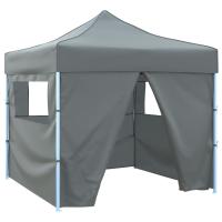 vidaXL Carpa Pleglable Pop-Up 4 Pared 3x3m Tienda Campaña Campamento Color Antracita,  Azul,  Crema y mas - details 0