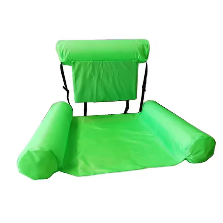 Hamaca De Agua Inflable PVC Para Verano Silla De Tendencia Flotante Plegable Para Piscina Deportes Acuáticos Playa Suministros De Piscina - 1