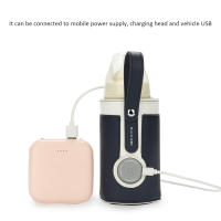 Calentador De Botella Para Bebé Portátil Con 3 Temperaturas Ajustables USB Calentador De Leche Para Viaje En Coche Seguro Y Ecológico Tamaño Medio - details 17