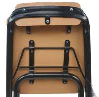 Taburete Plegable con Respaldo - The Secret Home - Cómodo y Resistente - Diseño Moderno - details 2