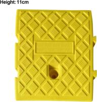 Rampa de freno-Presión antideslizante portátil resistente para almohadillas de rampa de coches, para usar; Bicicletas Motocicletas en coches, 25 × 27 × 11cm/25 × 27 × 13cm, amarillo - details 0