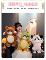 Muñeco De Peluche Grande De 50cm De Mofusand Tiburón Gato Cosplay Serie Animales Suave Y Kawaii Juguete Para Niños Regalo De Cumpleaños - details 8