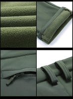 Pantalones De Camuflaje Para Hombre TRVLWEGO Invierno Camping Senderismo Térmicos Impermeables Con Capa De Poliéster Y Spandex - details 7