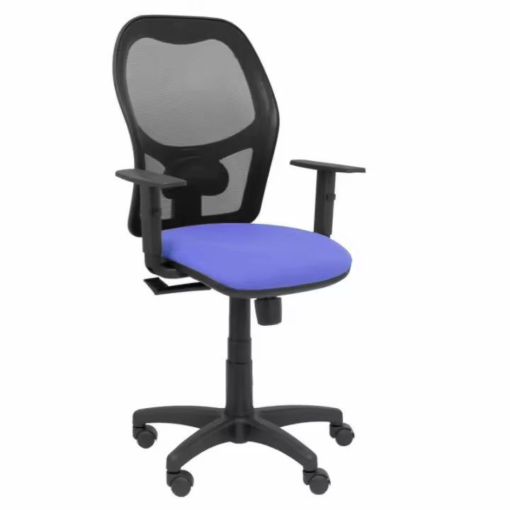 Silla de Oficina P&C 1B10CRN Con reposabrazos Azul - 1