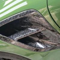 Pegatina De Fibra De Carbono Forjada En Vinilo Azul Para Empaque De Coche Tecnología De Agujeros De Aire Accesorios De Coche Resistentes Al Scratch - details 17