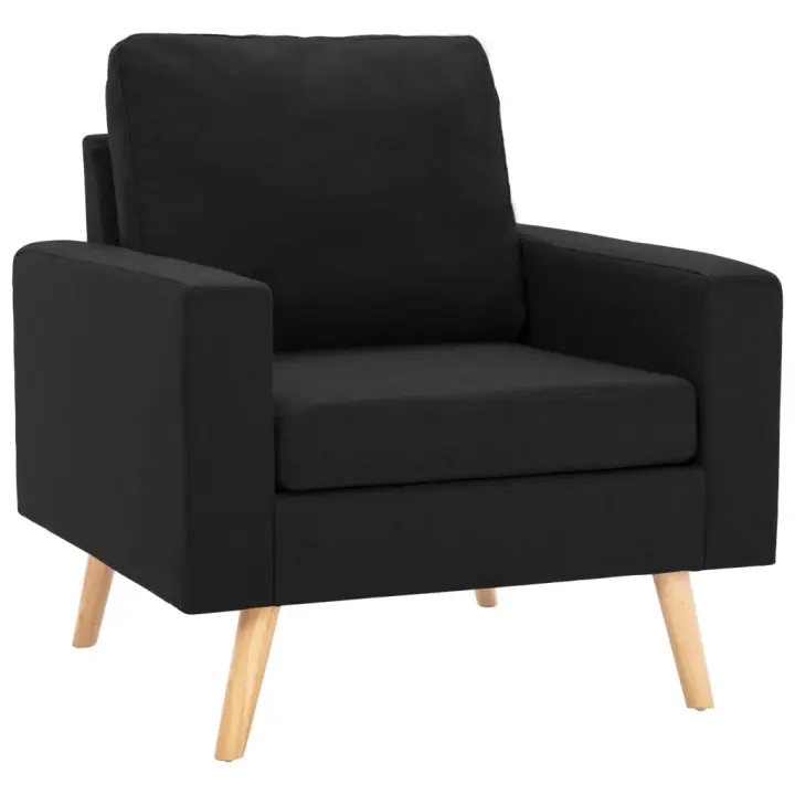 vidaXL Sillón de tela Gris claro, Gris oscuro, Marrón Sillon Dormitorio Sillon Comodos Silla Relax Sillón Sofá - 1