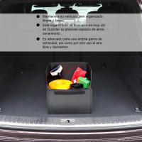Organizador de Maletero Plegable de PU – Caja de Almacenamiento Multiuso para Coche, SUV y Camión – Gran Capacidad, Portátil y Resistente - details 4