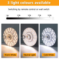 Kit De Luz LED Para Techo Modulador LED 20W 40W 60W 100W Redondo Reemplazo De Placa LED Para Ventilador De Techo 220V 110V - details 1