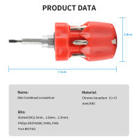 Mini Destornillador Portátil De Plástico Transparente Con Mango Herramienta De Reparación De Coches Precisión Con Cabezas Phillips Torx Y Clavija - details 0