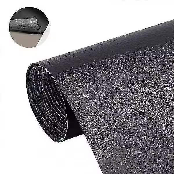 Self-adhesive Leather Fix Decor Black 50*137cm Black - 1