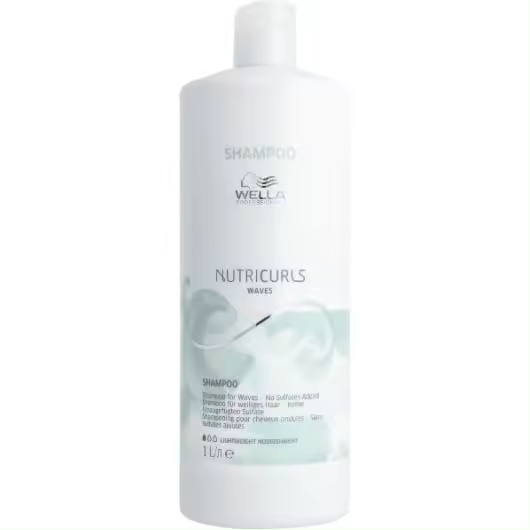 Champú Nutricurls Waves para ondas sin sulfatos 1000ml Wella Professionals - 1