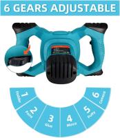 Mezclador de hormigón eléctrico portátil de 2100W, mezclador de barro para mezclar mortero, mezclador de pintura ajustable de 6 velocidades, mezclador de cemento de mano - details 1