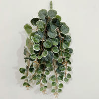 Plantas Artificiales De Vínculos 49cm Hojas De Eucalipto Falsas Para Decoración De Boda Hogar Jardín Material Plástico Falso Verde Para Exposición Al Aire Libre - details 0
