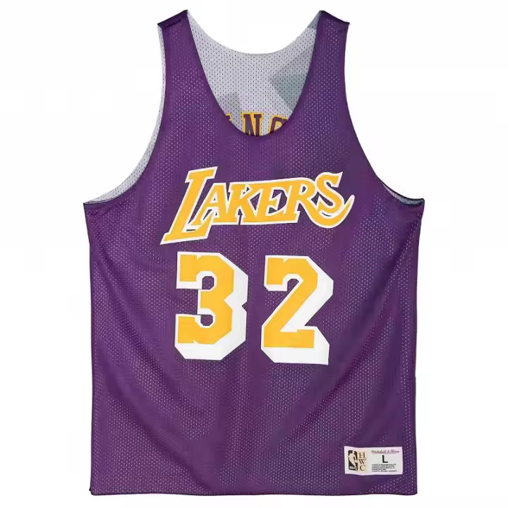 CAMISETA MAGIC JOHNSON REVERSIBLE LAKERS MESH TANK - 1